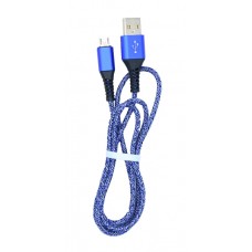 Кабель USB 2.4А, КМ-122 (microUSB) 1м