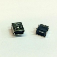 Разъем USB mini, 5SD1P, на плату