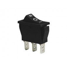 Переключатель с нейтралью,15А 250В, (3pin) ON-OFF-ON, черный, (KCD3-103)