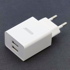 EZRA HC13, зарядное устройство, 2 разъема USB, (5В, 2400мА)