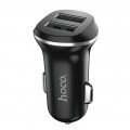 HOCO Z1, зарядное устройство в прикуриватель, 2 разъема USB, (5В, 2100мА)