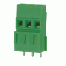 DG381H-3.81-03P-14, клеммник винтовой,3 pin, зеленый, шаг 4мм