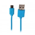 Кабель USB, (штекер microUSB - штекер USB) 1.2м,  Ik-12c, синий
