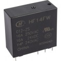 HLS-14F2D-DC12VDC-C, Реле электромагнитное 12В, 16А, 1 переключающий контакт