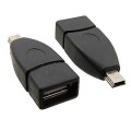 Переходник гнездо USB-AF  - штекер Mini USB