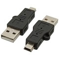 Переходник штекер USB-AM - штекер Mini USB